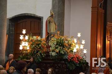 Procesión religiosa de San Gregorio y actuación del humorista Maestro Florido (Foto Francisco Javier Santana y TA)